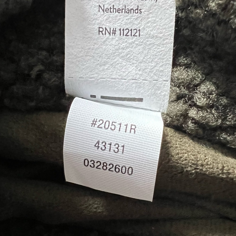 SPANX Reversible Faux Suede and Fleece Jacket Utility Green Size 2X - Picture 13 of 13